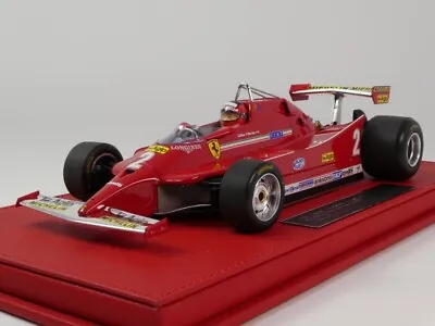 GP Replicas Gpreplicas Ferrari 126C #2 Gilles Villeneuve Italy 1980 1/18 GPGV04 • $329.27