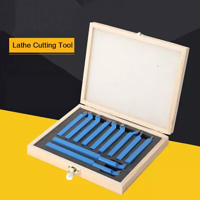 11pcs 10mm Carbide Metal Lathe Tools /knife Set Bits For Milling Cutting Turning • $32