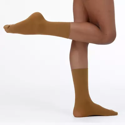 Ballet Socks Dance Skintoned Dark Medium Brown Shade Childrens Dancewear Durable • £5.99