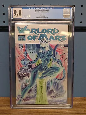 Warlord Of Mars #1 | CGC 9.8 J Scott Campbell Negative Variant | Dynamite 2010 • $199.99