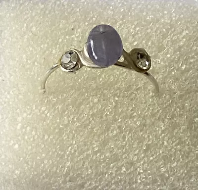 Silver Tanzanite Ring ~ Size K • £13