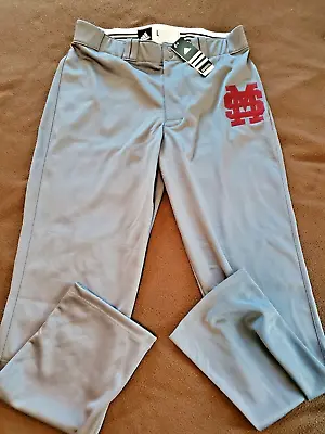 Mississippi State Bulldogs Baseball Pants Adidas Mens Large Team Issued NEW NWT • $24