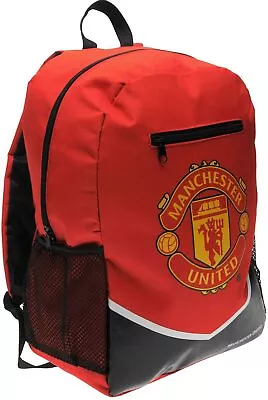 Official Manchester United F.C. School Bag Backpack Rucksack Gift For Him Her • £24.99