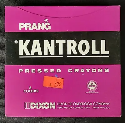 Prang Vintage KANTROLL Pressed Crayons 938-8 8 Colors BUY MORE SAVE MORE • $4.99