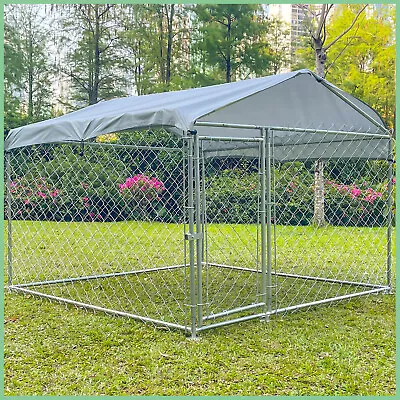 Large Dog Enclosure Playpen Run Chicken Hen Duck Cage For Outdoor Backyard Farm • £188.80