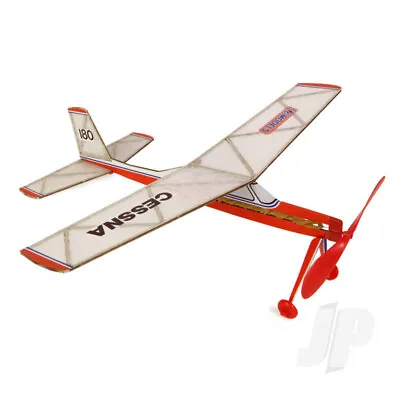 DPR Cessna 180 Rubber Powered Freeflight Balsa Model Aircraft Kit • £14.49