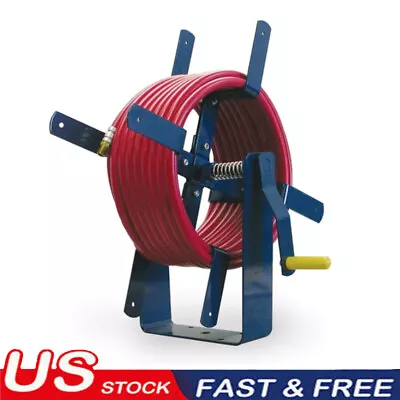 Air Hose Reel 9lbs Portable Holds 100 Feet Of 3/8 In. Hose Storage 2024 • $34.99