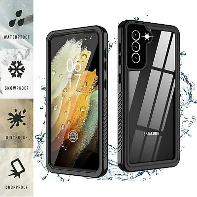 For Samsung Galaxy S21 S20 Plus Ultra FE 360° Waterproof Full Cover Case • £12.99