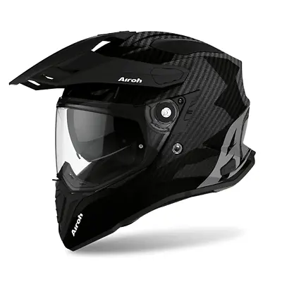 Airoh Commander Full Carbon Adventure Motorcycle Helmet Hacom104 Size Medium • $518.11
