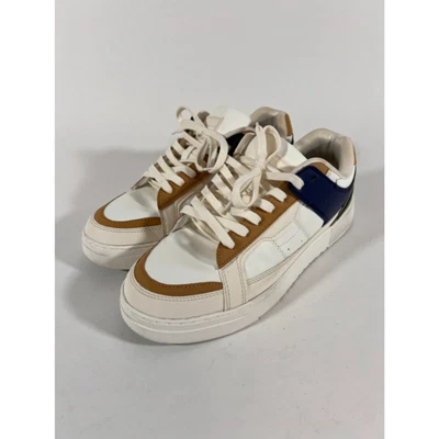 $25 • Buy Zara Men's Contrasting Sneaker Shoes White Blue Yellow Green Size EU 42