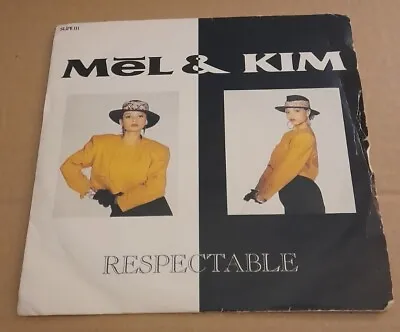 £1 • Buy Mel And Kim Respectable 7  Vinyl Single 45RPM 