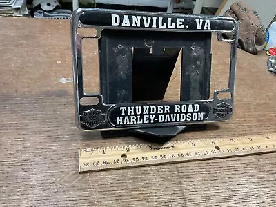 $18.25 • Buy License Plate Motorcycle Thunder Road Harley Davidson Danville VA Frame Metal