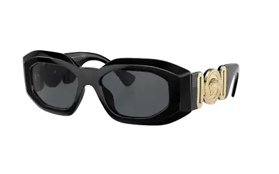 Womens Versace Sunglasses Ve4425u Black/ Dark Grey Sunnies • $341.96