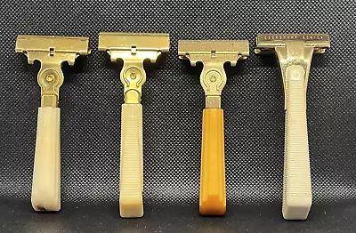 Vintage Schick Ever-Sharp Injector Razors. Lot Of 4. • $44.99