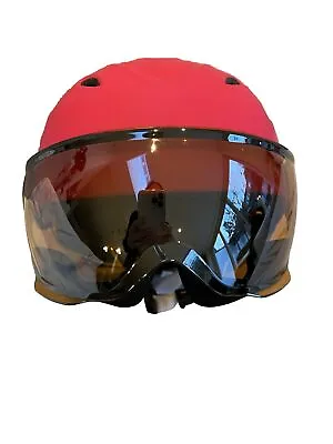 UVEX Junior Ski Helmet With Visor / PINK  Size 54-56 / Excellent Condition • $110.98