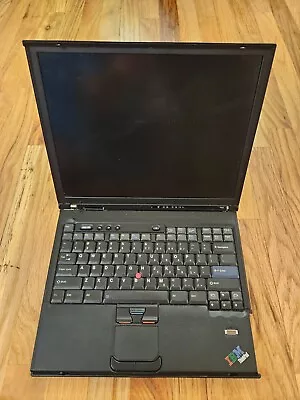 Vintage IBM Think Pad T43 Laptop With 2GB RAM Untested! • $83