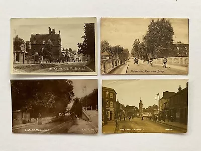 FOUR Maidenhead Postcards From 1915/16 Period Postally Used But Clean Condition. • £15