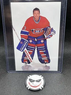 1988-89 Vintage Montreal Canadiens Patrick Roy Postcard Team Issued 🔥 • $6.87