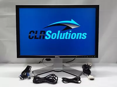 Dell 2407WFPb 24  Component DVI Video S-Video VGA 1920 X 1200 TFT LCD Monitor • $79.99