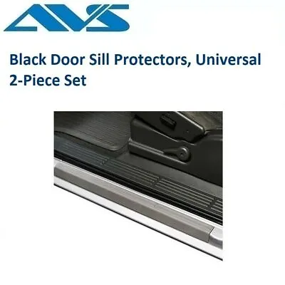 AVS Stepshield Black Door Sill Protectors Universal 2-Piece Set - 88407 • $51.04