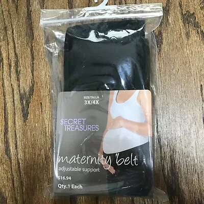 Secret Treasures Maternity Adjustable Postpartum Support Belt Black Size 3X/4X • $5.06