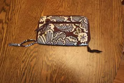 Vera Bradley Slate Blooms Zip Around Wristlet Wallet • $6.99