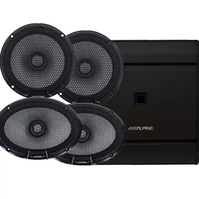 Alpine R Series Speaker Upgrade Package - R2-S65 6.5  + R2-S69 6x9 + Amplifier • $599.99