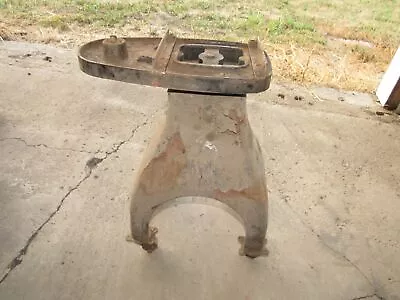 Vintage Cast Iron Cream Separator Base Stand Steampunk Industrial Table Pedestal • $199.99