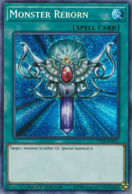 *** Monster Reborn *** Prismatic Secret Rare Tn19-en011 Yugioh!  • $3.95