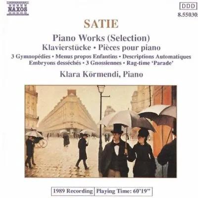 £2.73 • Buy Erik Satie : Satie: Gymnopédies: A Selection Of Piano Pieces CD (2000)