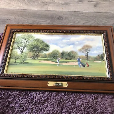 £25 • Buy Terry Harrison “Sunday Golf” Print Signed Framed