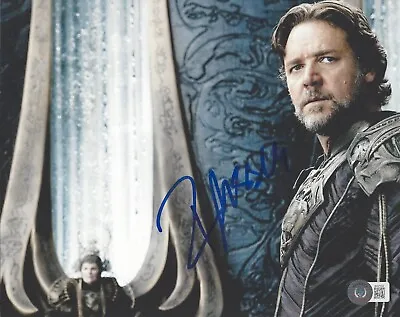 RUSSELL CROWE SIGNED 'SUPERMAN: MAN OF STEEL' 8x10 MOVIE PHOTO BECKETT BAS COA • $254.99