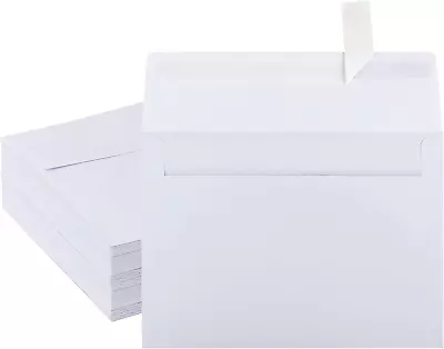 50 Pack White Envelopes 4 X 6 Inch White EnvelopesA4 Envelopes Card Envelopes • $10.68