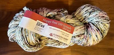 Plymouth Yarn Happy Feet Superwash Merino Wool Nylon Sock Yarn #107 Tuscan Spice • $13.50