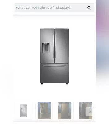 Samsung RF263BEAEWW 36  White French Door Refrigerator • $1400
