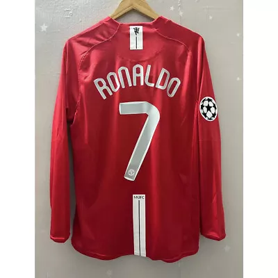 2007/08 Manchester United Home RONALDO 7 Long Sleeve Jersey • $72.99