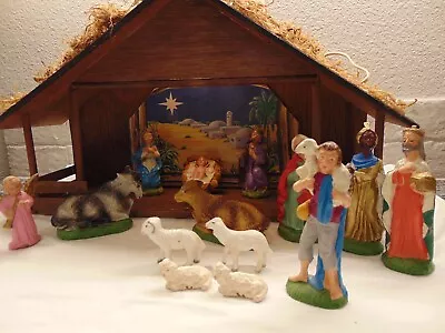 Nativity Set Made In Italy Lighted Manger. • $40