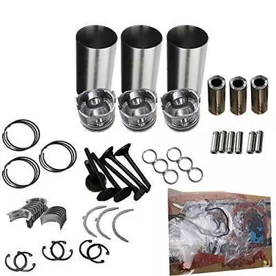 For Mitsubishi Engine HANIX H22B Excavator L3E Overhaul Rebuild Kit • $617.36