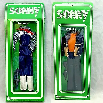 1976 Mego Sonny Fashions/Outfits Hoedown & Buckskin In Original Boxes • $94.03