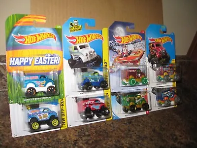 Hot Wheels Lot Of 8 Monster Dairy Delivery Variation Holiday Easter Milk Truck • $24.99
