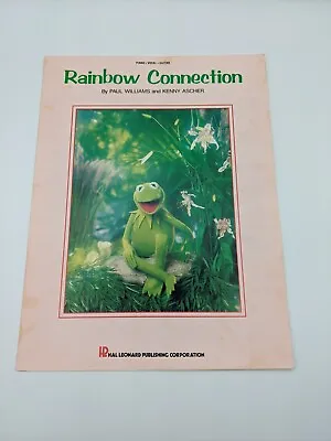 The Rainbow Connection The Muppet Movie 1979 Sheet Music Leonard  • $60