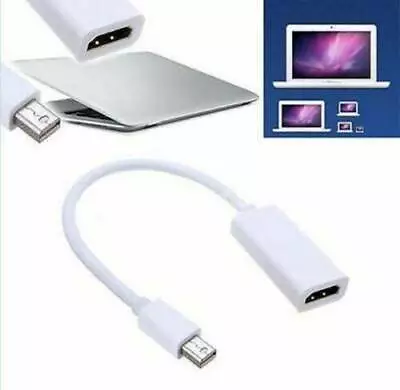 £2.88 • Buy For Apple Macbook Air Mini USB Display Port Thunderbolt DP To HDMI Cable-Adapter