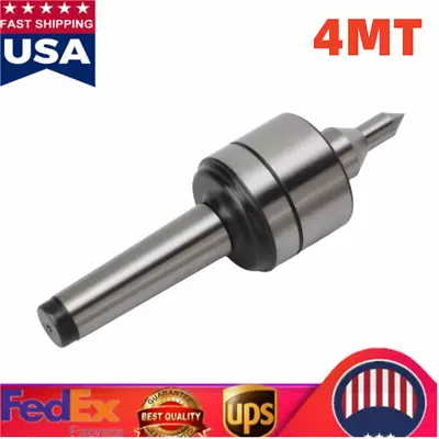 Live Center 4MT Morse Taper 60 Degree MT4 0.000197'' Lathe Triple Bearing CNC • $41.10