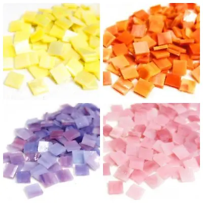 Mini Stained Glass Mosaic Tiles - Choice Of Colours - 50g • £3.25
