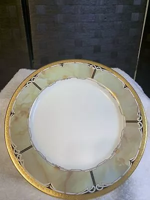 Mikasa Coronation Celadon 10-1/2” Dinner Plate Discontinued Hard To Find Pattern • $99.75