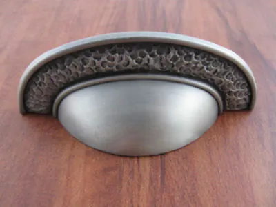 Cup Pull Cabinet Hardware Hammered PBF717Y • $2.49