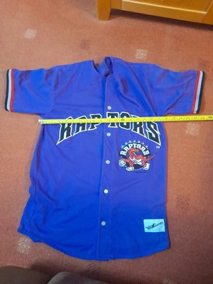 £15 • Buy Ravens  NBA Basketball Toronto Raptors Button Up Baseball Style Jersey Shirt