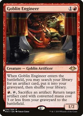 MTG - GOBLIN ENGINEER - The List (R) • £4.99