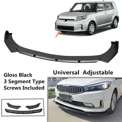 Add-on Universal Fit For Scion XB 08-15 Front Bumper Lower Lip Spoiler Splitter • $71.99