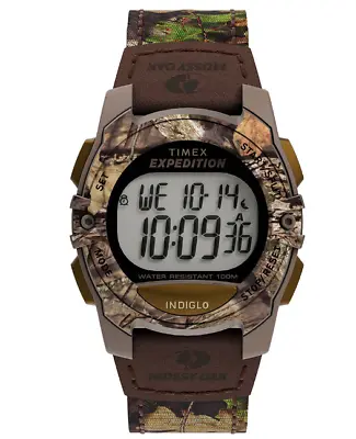 Timex Expedition Digital Chrono Alarm Timer Camo Fabric Men's Watch TW4B19800 • $49.99